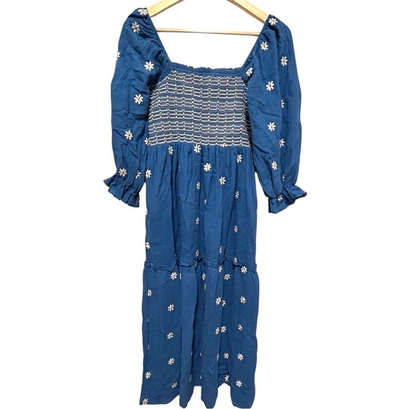 New with Tag R.Vivimos Embroidered Boho Dress - Picture 2 of 14